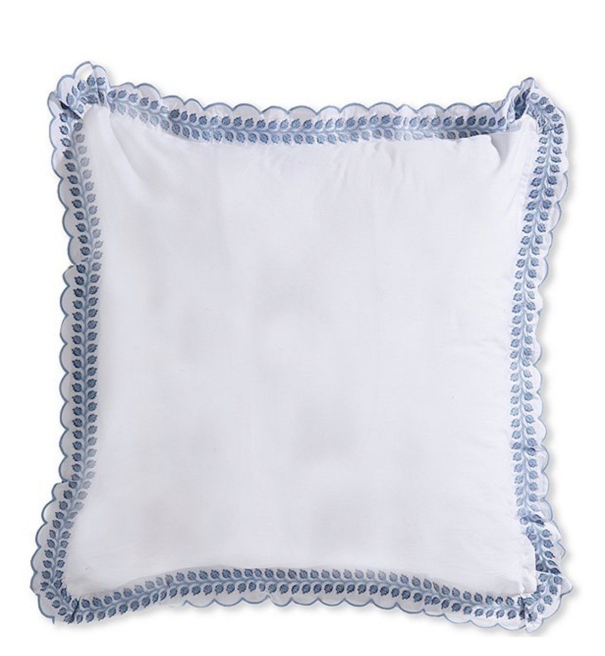 Scalloped euro sham 💙