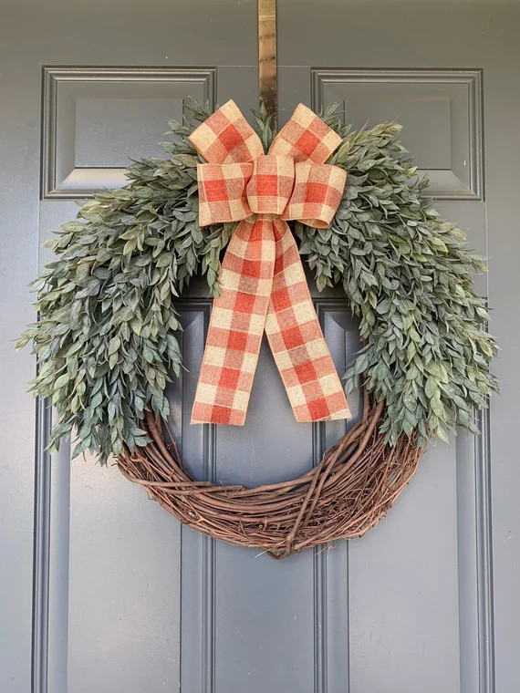 NEW Fall Wreath for Front Door Fall Wreaths Wreaths for - Etsy | Etsy (US)