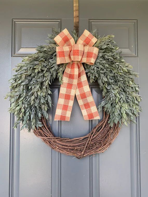 NEW Fall Wreath for Front Door Fall Wreaths Wreaths for - Etsy | Etsy (US)