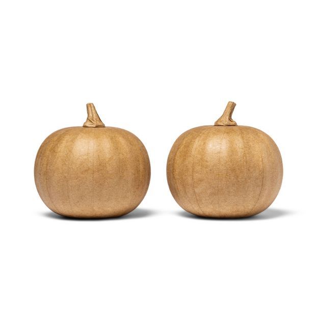 2pk Paper Mache Pumpkins Small - Mondo Llama™ | Target