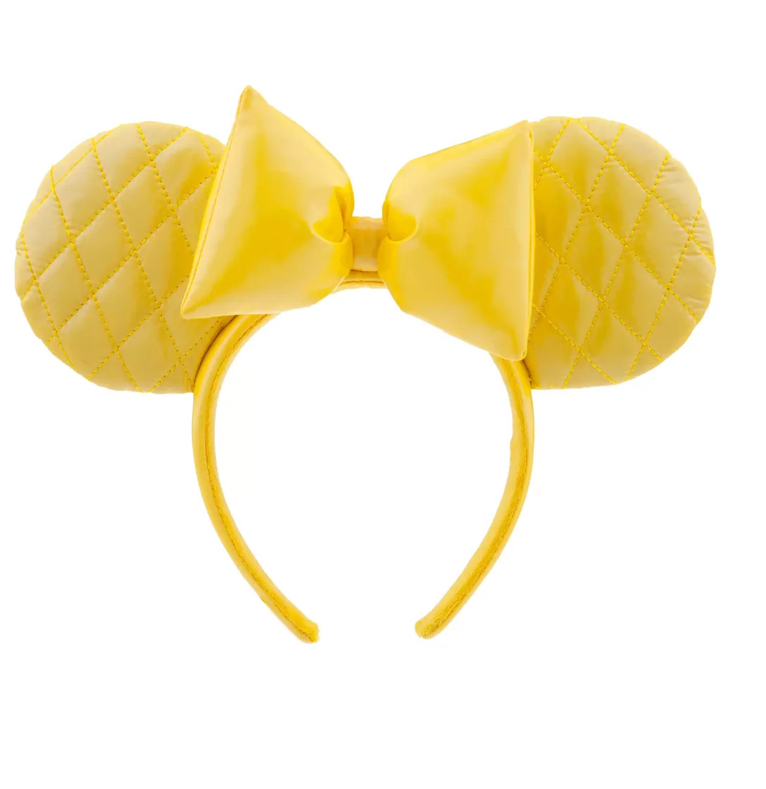 Disney Parks Minnie Yellow Quilted Ear Headband for Adults New with Tag | Walmart (US)