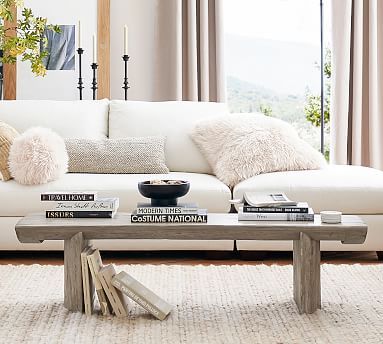Pismo 65&quot; Reclaimed Wood Coffee Table | Pottery Barn (US)