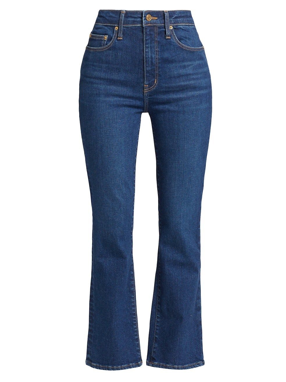 Derek Lam 10 Crosby Crosby Organic Cotton High-Rise Flared Jeans | Saks Fifth Avenue