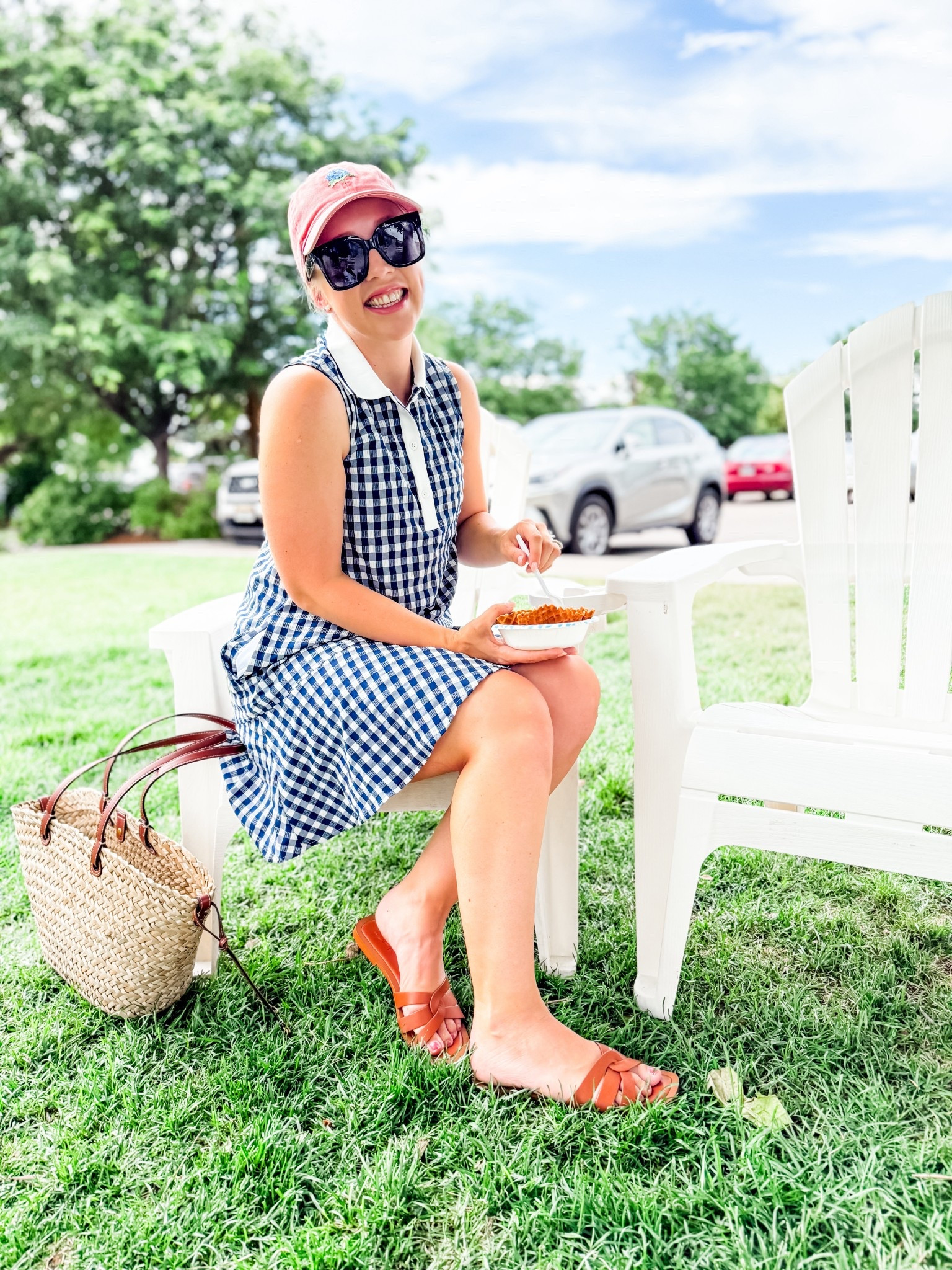I sized down to xs in this golf dress and it fits so well! I akways struggle with tank dresses being too big under the arms and this fits great! It’s also light and not too short.

Golf dress, summer dress, summer outfit, preppy, collared dress, petite, Tuckernuck 

#LTKActive #LTKPetite