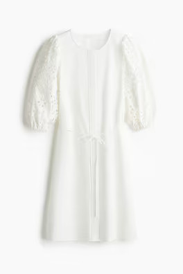 Eyelet Embroidered Dress | H&M (US + CA)