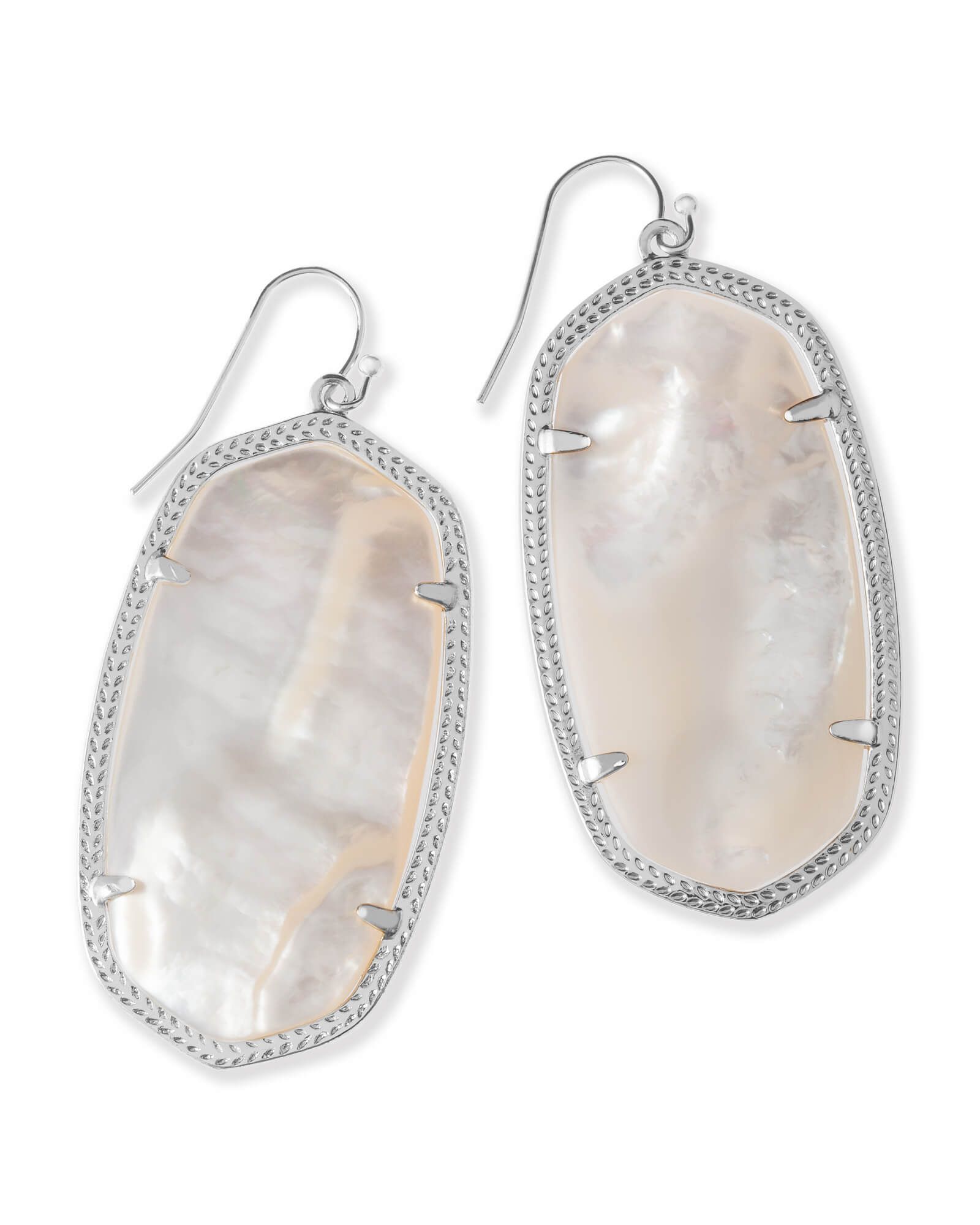 Danielle Silver Statement Earrings in Ivory Pearl | Kendra Scott