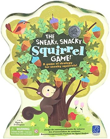 Educational Insights The Sneaky, Snacky Squirrel Game - Cute Preschool Board Games for Kids, Todd... | Amazon (US)