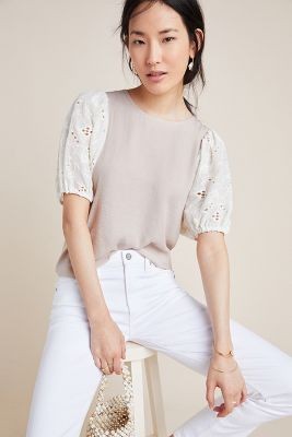 Adalia Puff-Sleeved Top | Anthropologie (US)