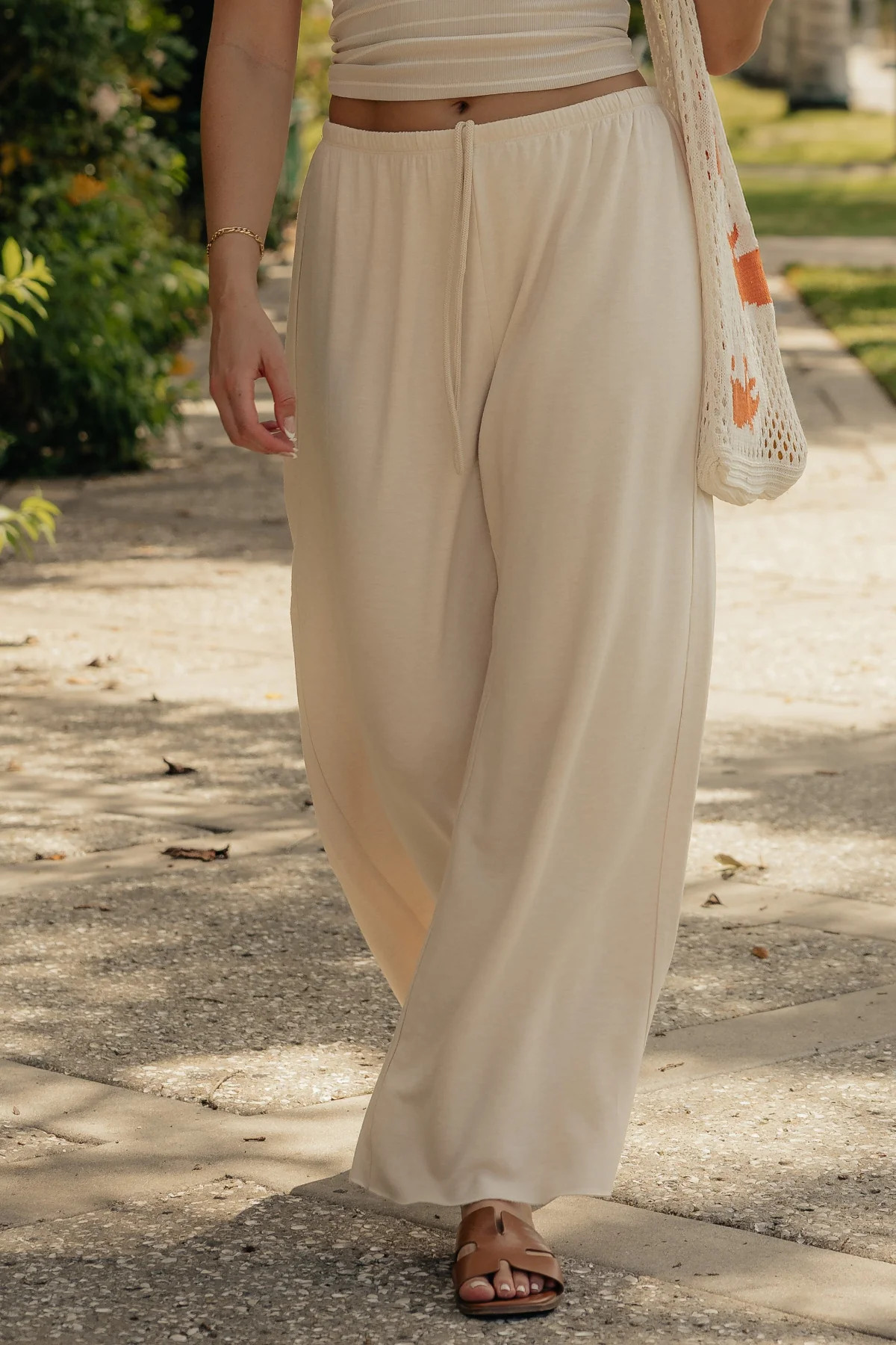 Weekend Fleece Oversized Wide Leg Pant | PTULA