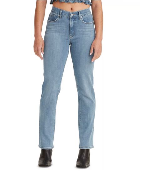 LEVI'S Women's Classic Straight-Leg Jeans in Short Length color: LAPIS TOPIC is on sale today for only $34.99!

I have these in soft black and wanted another in a denim color. 

Size 16S and 16S available 

#LTKplussize #LTKmidsize #LTKsalealert