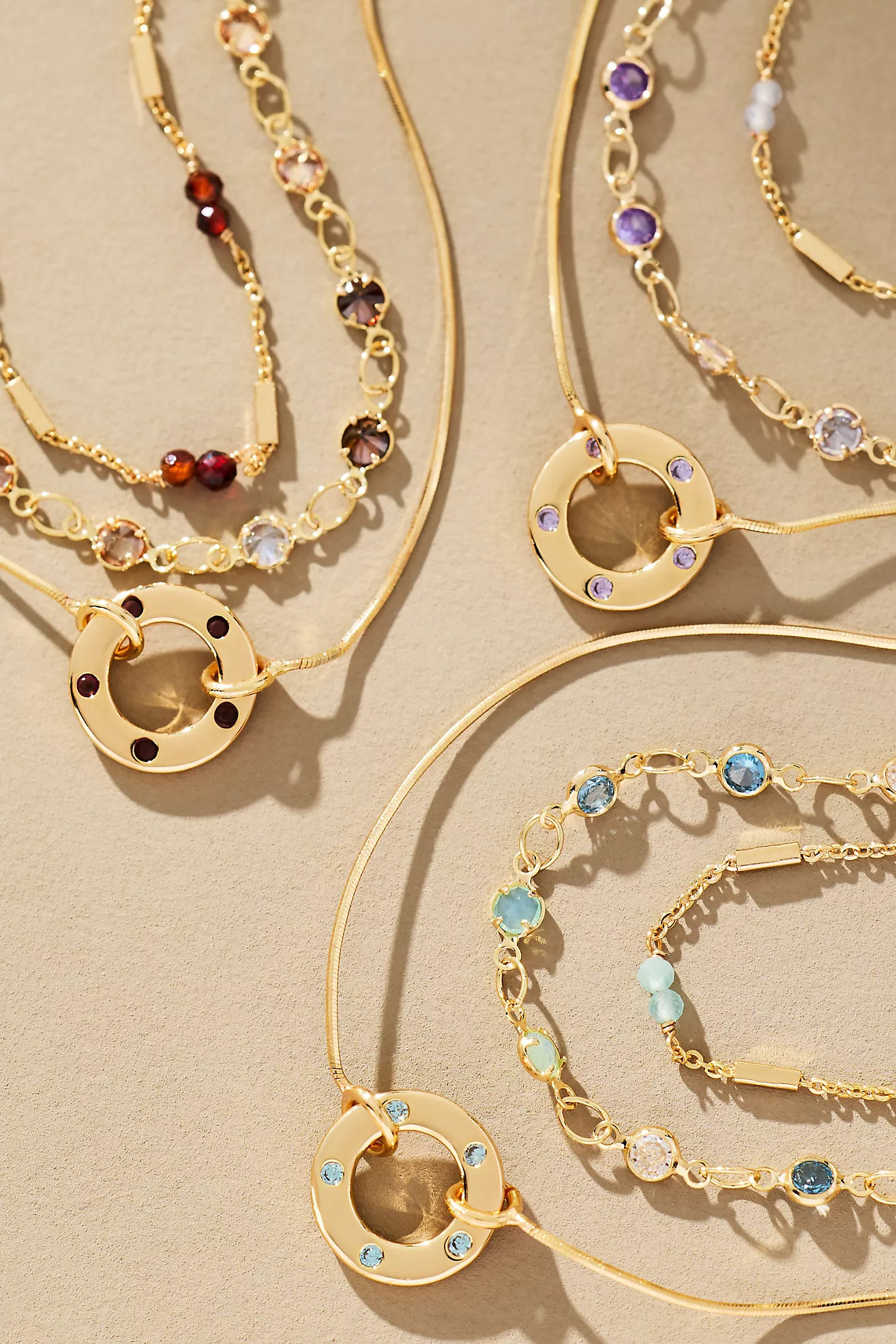 Birthstone Layered Necklace | Anthropologie (US)