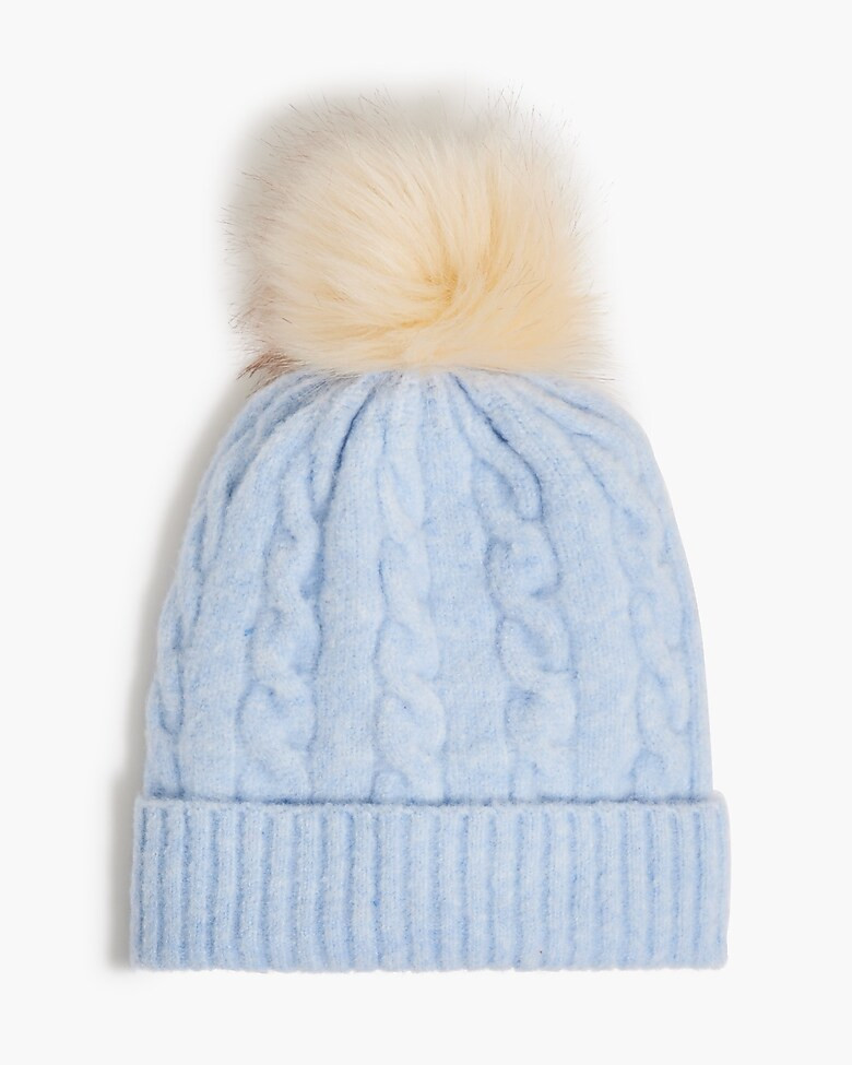 Pom beanie in extra-soft yarn | J.Crew Factory