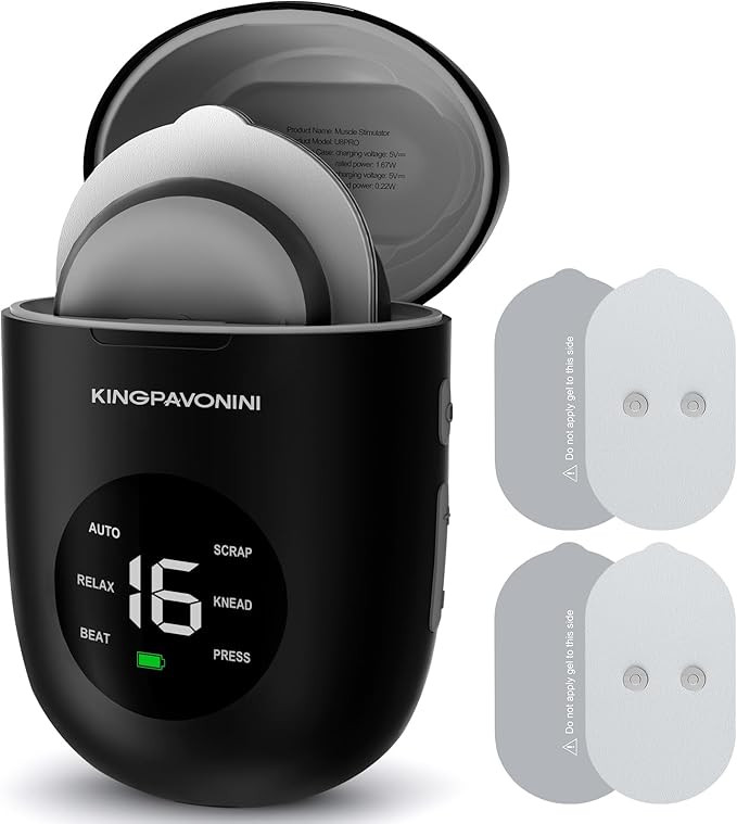 KingPavonini Wireless TENS Unit, Muscle Stimulator for Pain Relief, Portable Rechargeable TENS EM... | Amazon (US)