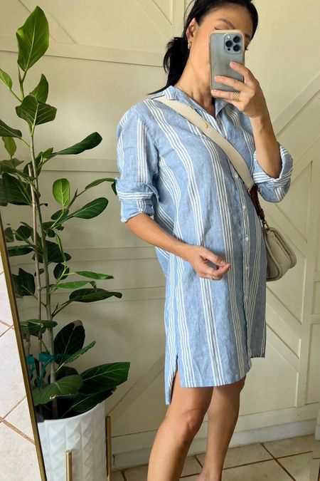 This button up dress is the easiest to dress up or down. Pair with slippers or heels or sneakers! 40% off now!

#linen #resortstyle #dresses #casualstyle #shirtdress

#LTKsalealert #LTKstyletip