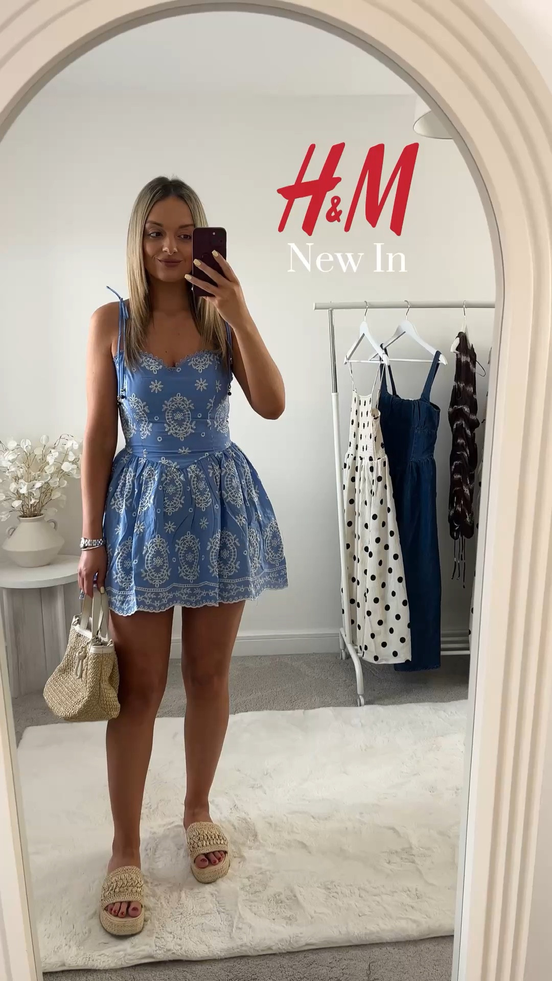 H&M New In Summer Dress 💙☀️✨ 

Wow how unreal is this blue embroidered dress for the summer this would be unreal to take on holiday with you I love the fit and quality also 🫶✨

Summer dress summer fashion 

#LTKsummer #LTKuk #LTKeurope