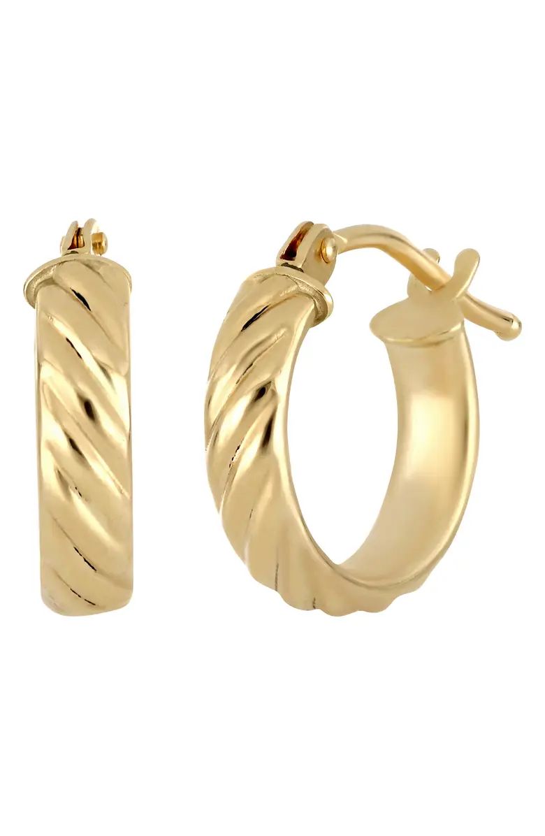 14K Gold Twisted Hoop Earrings | Nordstrom