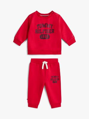 Babies' Logo Sweatshirt and Pant Set | Tommy Hilfiger | Tommy Hilfiger (US)