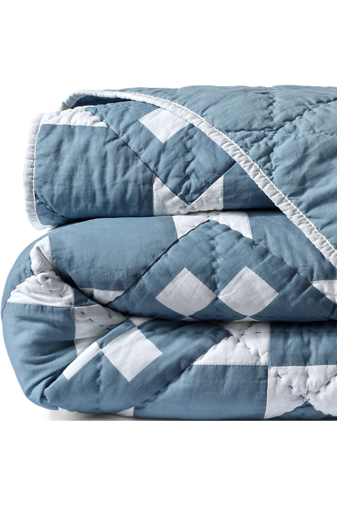 Barn Star Quilt - Lands' End - Blue - FQ | Lands' End (US)