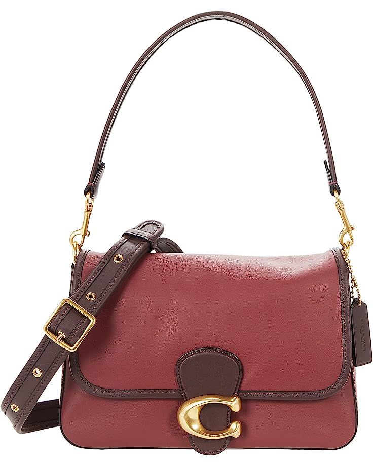 COACH Color-Block Leather Soft Tabby Shoulder Bag | Zappos