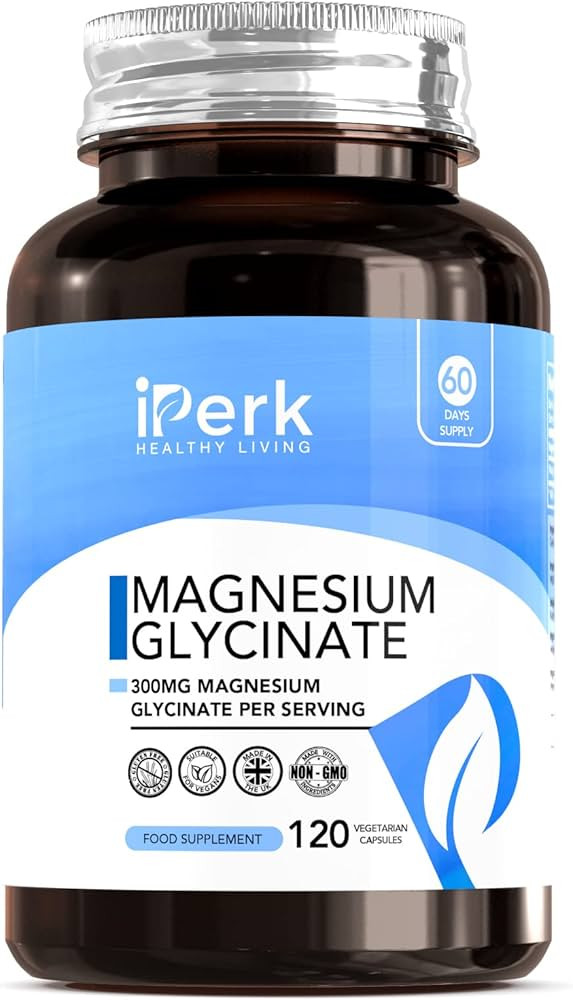 Magnesium Glycinate Capsules Provide 300 mg of Pure Elemental Magnesium Per Serving 120 Vegan Cap... | Amazon (UK)