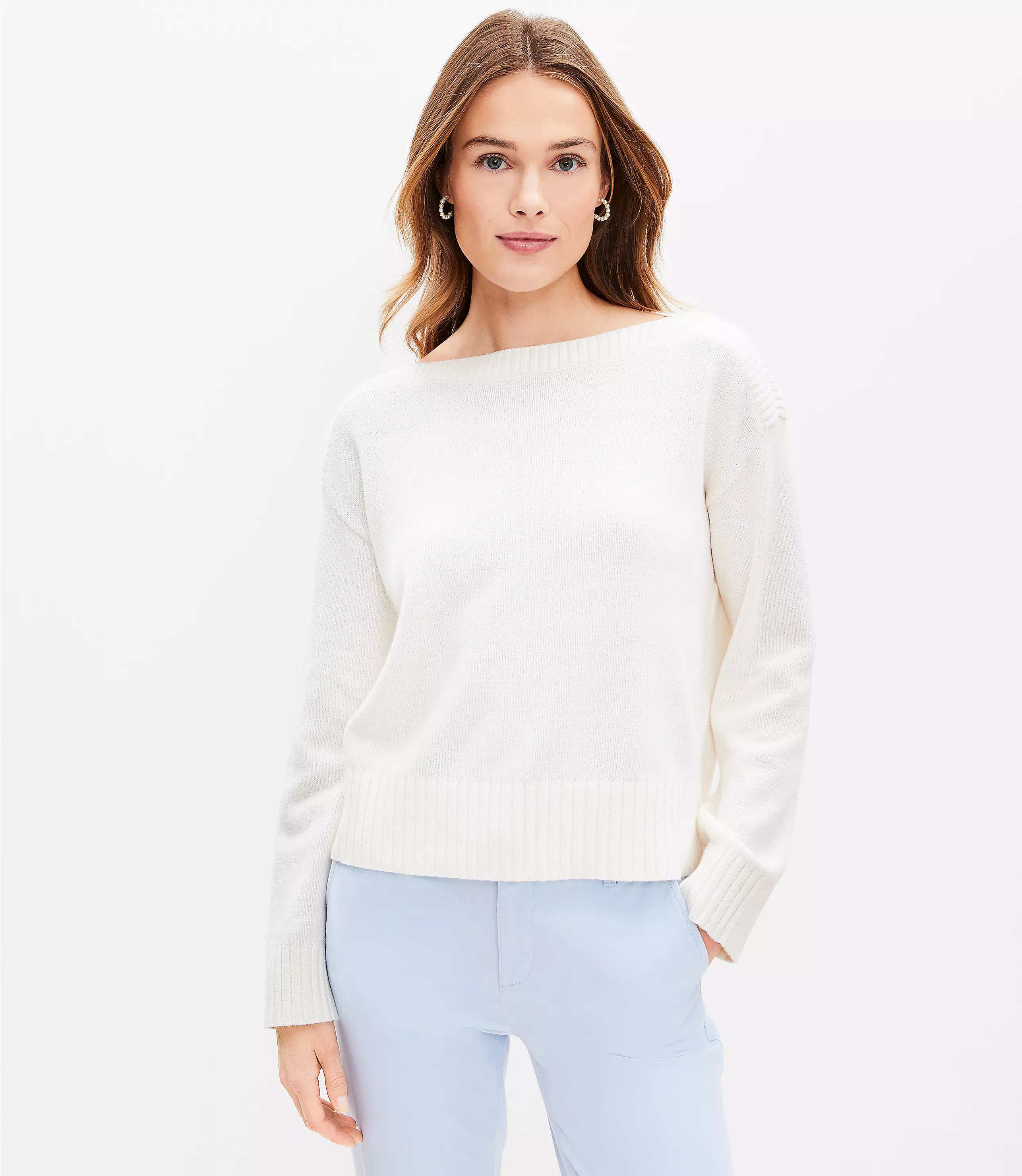 Boatneck Sweater | LOFT