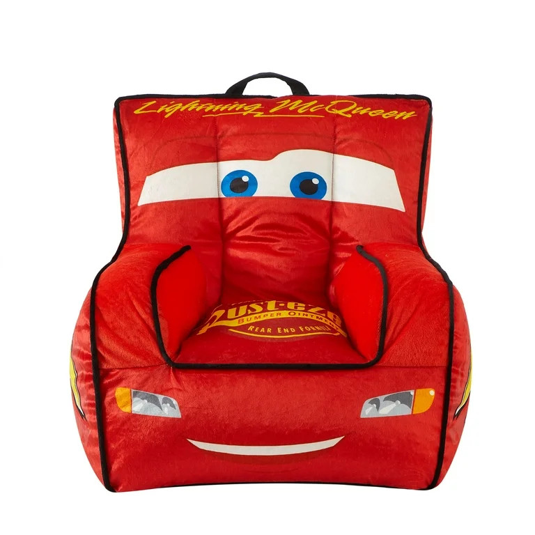 Cars 18" Toddler Square Beanbag Chair, Red - Walmart.com | Walmart (US)
