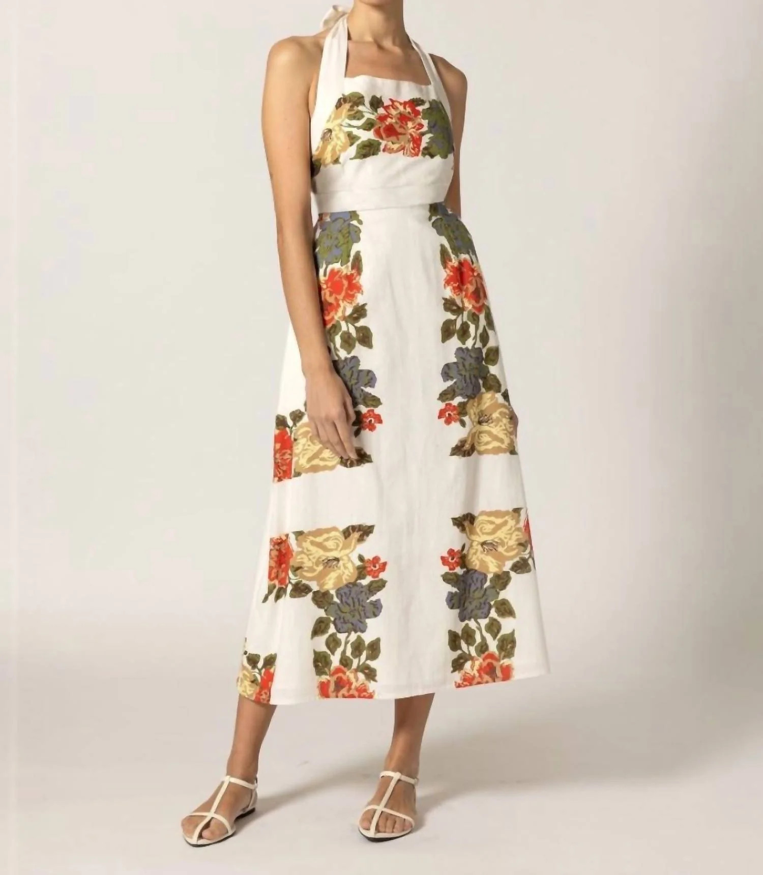 Milly Midi Dress In Juliet Print | Shop Simon