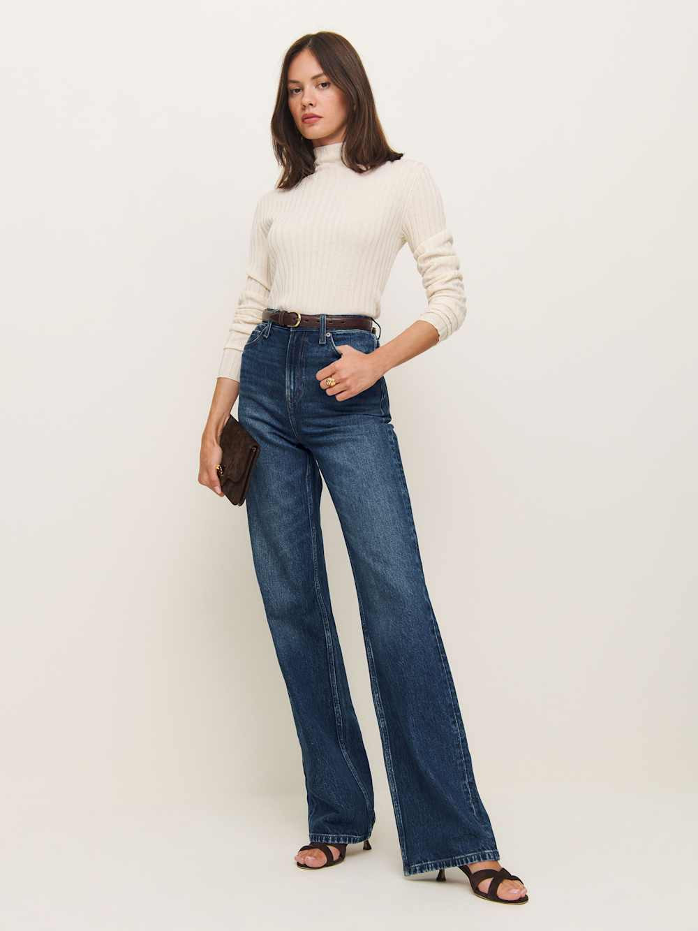 Wilder Stretch High Rise Wide Leg Jeans | Reformation (Global)