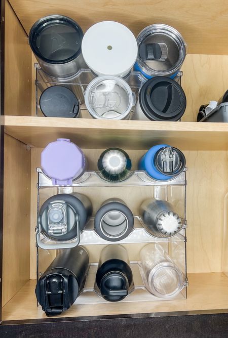 Acrylic Water bottle organizers to keep your home clutter free! 

#LTKhome #LTKfindsunder50