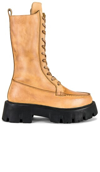 Jones Lace Up Boot in Macadamia | Revolve Clothing (Global)
