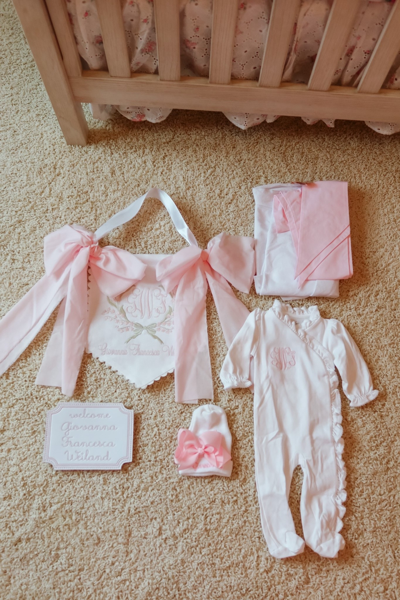 •Hospital look inspo 🩷 We didn’t get to wear all of her hospital outfits I had planned with the NICU stay 🥲 She was connected to a lot of cords which didn’t allow for much fashion statements. But here are some pretty details I had for her that we will wear later (before she grows out of them🥲)• 

#LTKBaby #LTKFindsUnder100