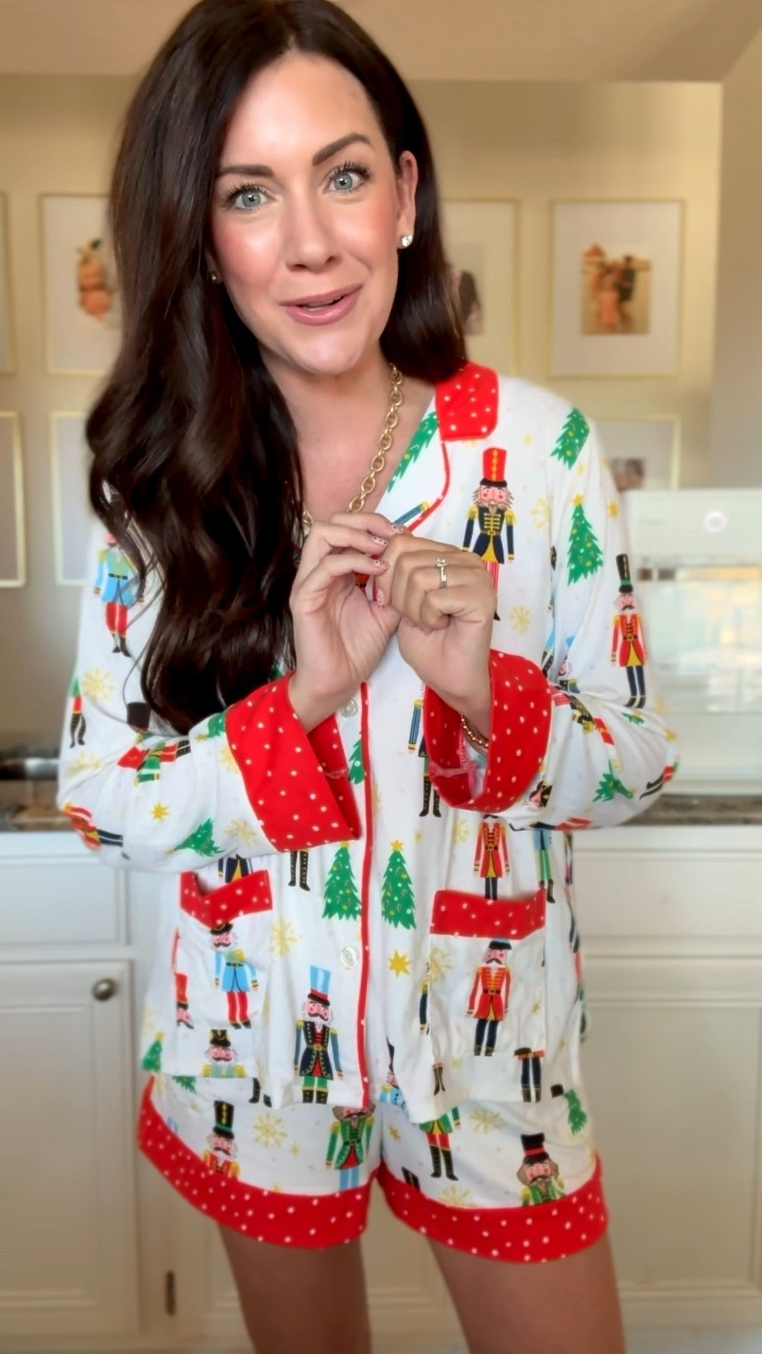 Cute Christmas pjs on sale! Wearing a medium 

#LTKSaleAlert #LTKFindsUnder50 #LTKSeasonal