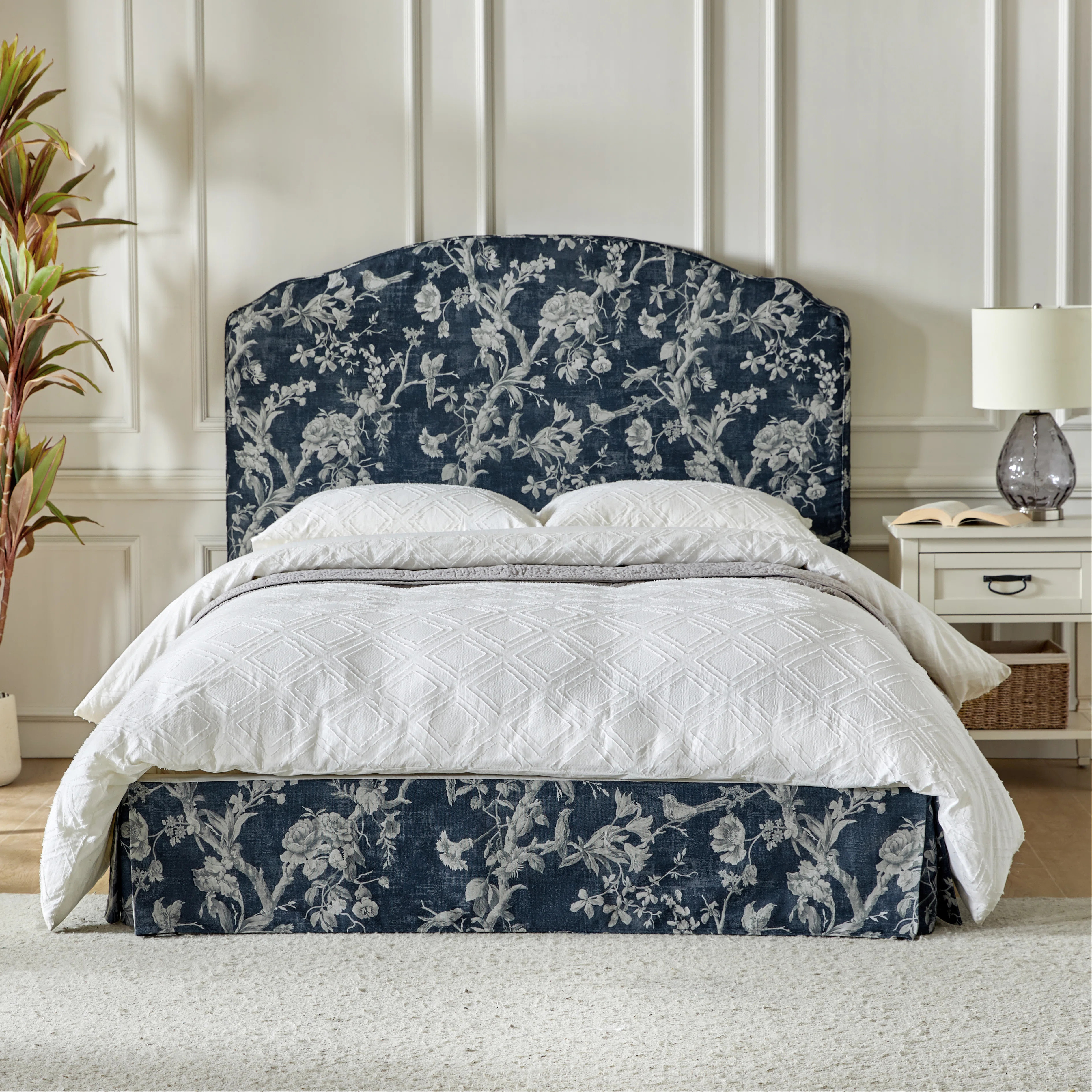 Winston Porter Harutiun Upholstered Platform Bed with Washable Slipcover and Adjustable Headboard... | Wayfair North America