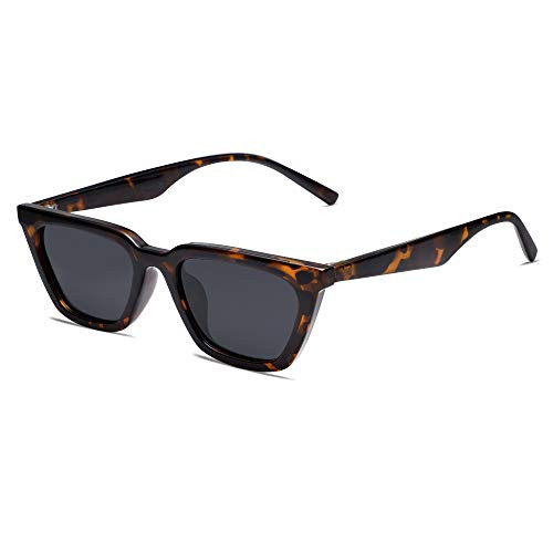 Amazon.com: SOJOS Polarized Narrow Square Cateye Sunglasses for Women Retro Trendy Driving Glasse... | Amazon (US)