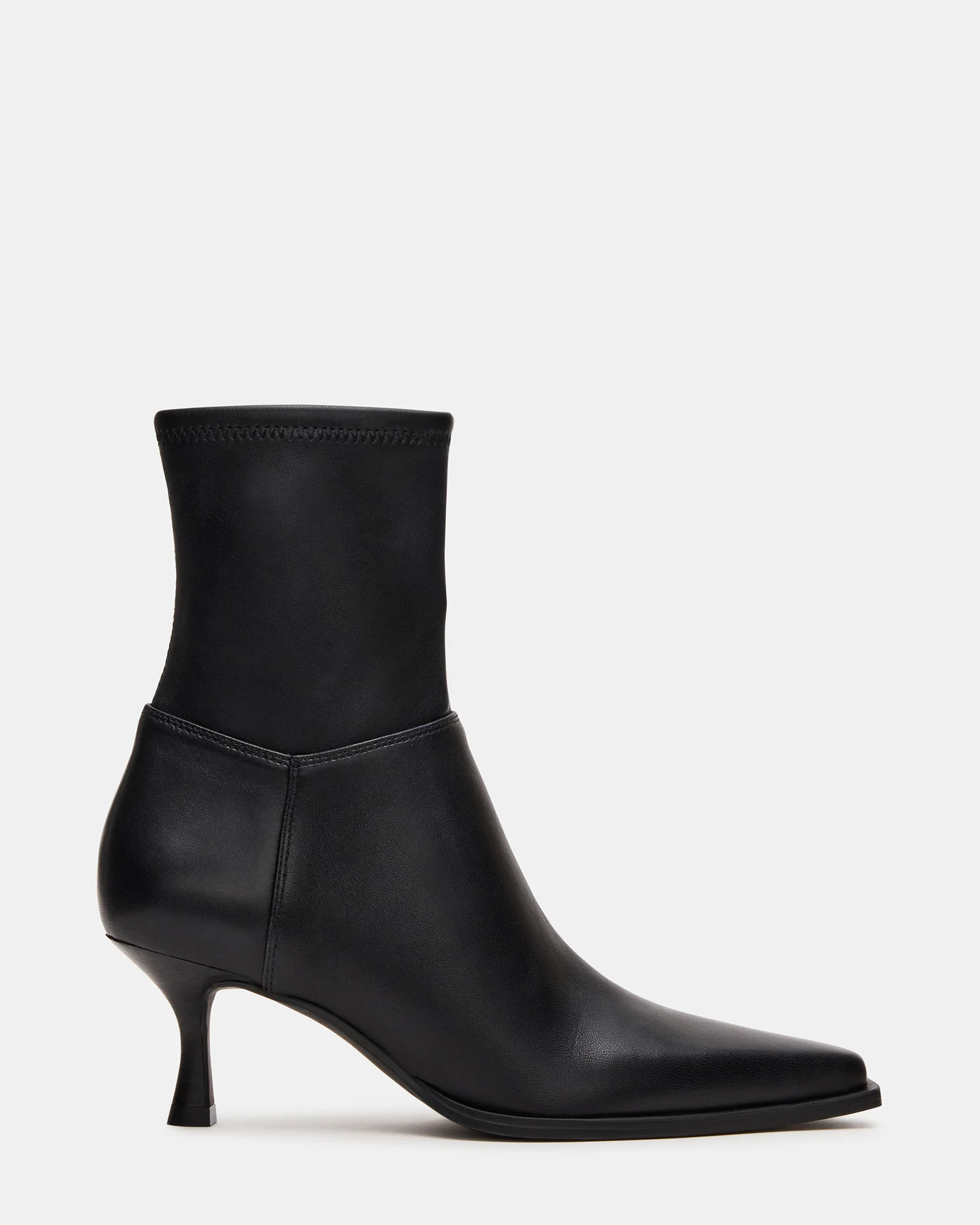 Steve Madden Women's Stasia Ankle Booties - Black - Size 12 - Leather | Steve Madden (US)