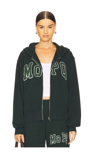University Zip Up in Pine | Revolve Clothing (Global)