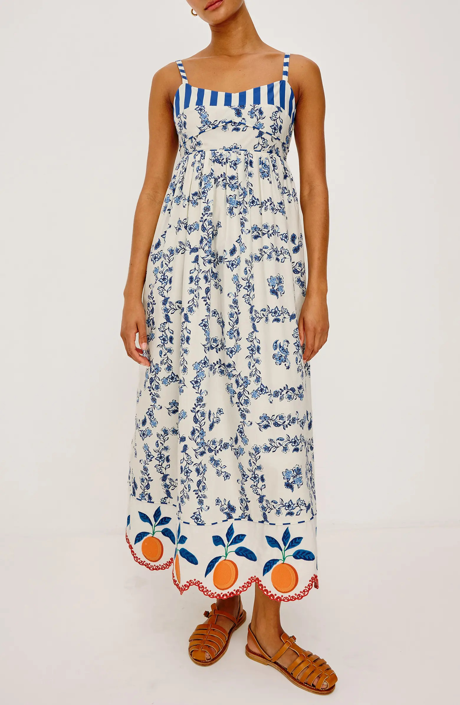 Rails Lexie Floral Border Print Cotton Dress | Nordstrom | Nordstrom