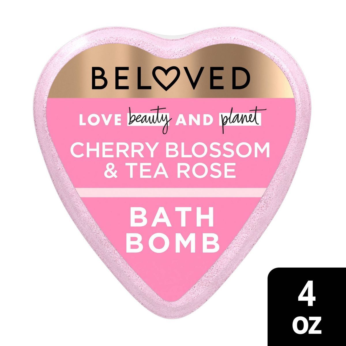 Beloved Cherry Blossom & Tea Rose Bath Bomb - 1ct/4oz | Target