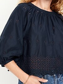 Perforated Cropped Top | Old Navy (US)