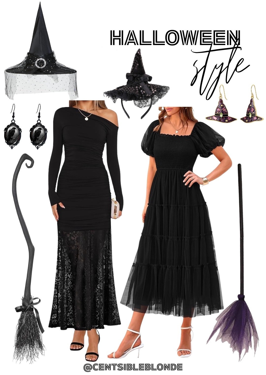 Easy Halloween outfit idea, Halloween party, Halloween costume, witch costume, black dress, witch hat, witch broom, costume idea, Amazon style, Amazon costume

#LTKParties #LTKSeasonal #LTKHalloween