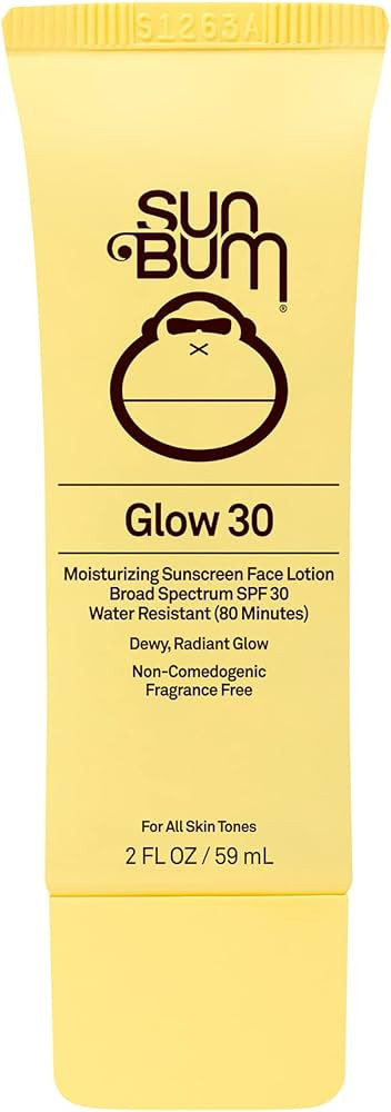 Sun Bum SPF 30 Glow Sunscreen Face Lotion | Moisturizing Facial Sunblock | Tinted, Shimmer Finish... | Amazon (US)