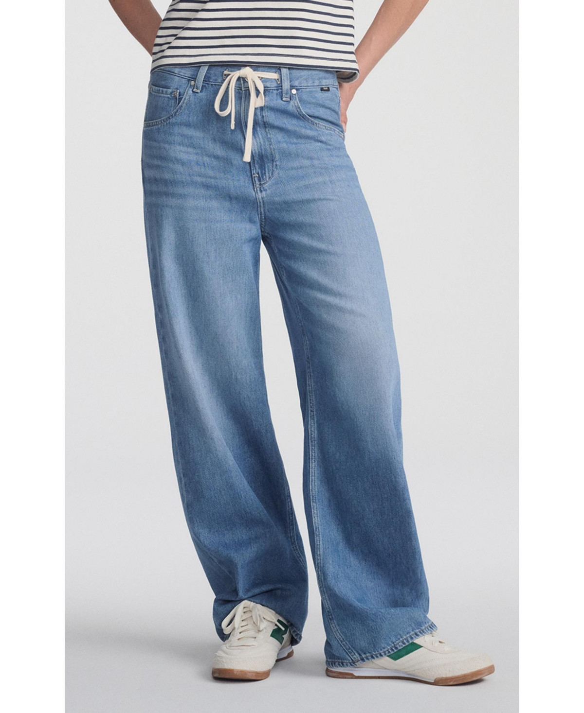 Mavi Jeans Women's Mavi Nella Wide Leg In Light Blue Well Blue - Lt blue well blue | Macy's