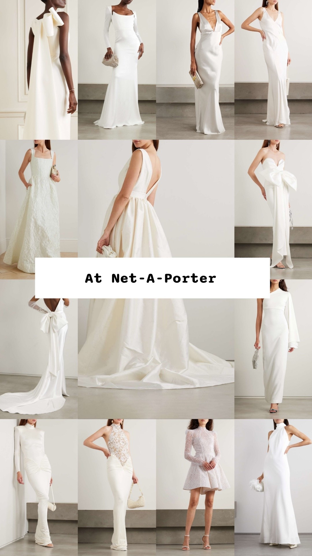 Designer wedding dresses on sale at Net-A-Porter.

For engagement photo or party, bachelorette party, bridal shower, rehearsal dinner, welcome dinner, wedding reception, elopement, backyard wedding, beach wedding, destination wedding, city hall wedding, courthouse wedding, micro wedding, after party, welcome dinner.

#LTKWedding #LTKSeasonal #LTKSaleAlert