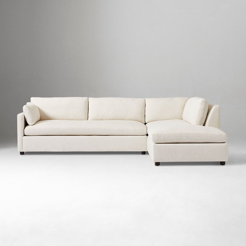 Marin 2-Piece Bumper Chaise Sectional (114") | West Elm (US)