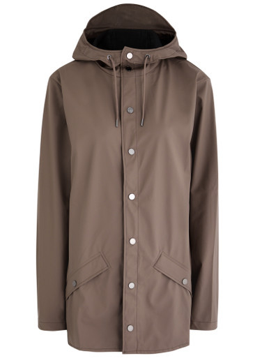Hooded rubberised jacket | Harvey Nichols