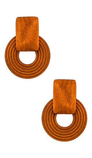 Folly Earrings in Terra Cotta | Revolve Clothing (Global)