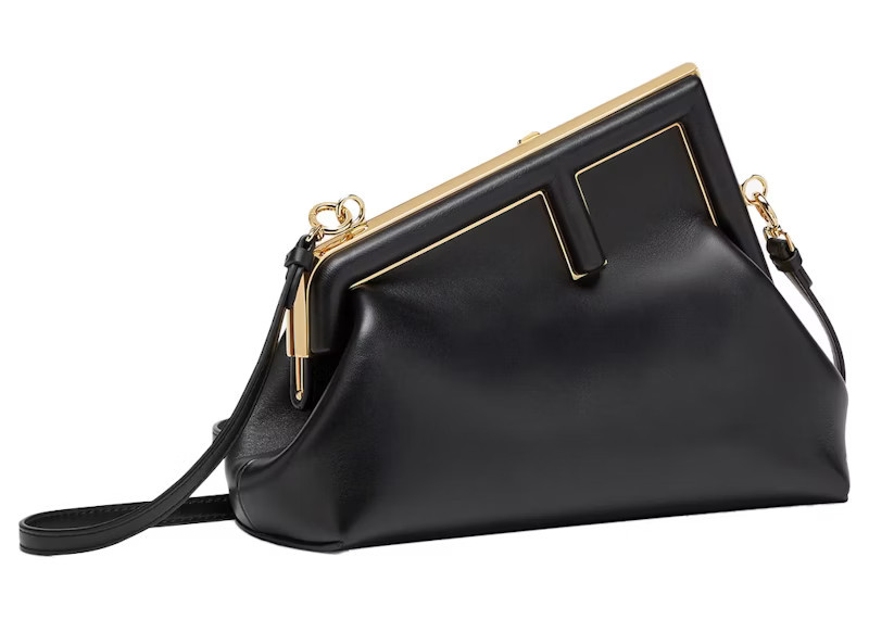 Women's Fendi by Marc Jacobs Fendi First Small Black Leather Bag | StockX