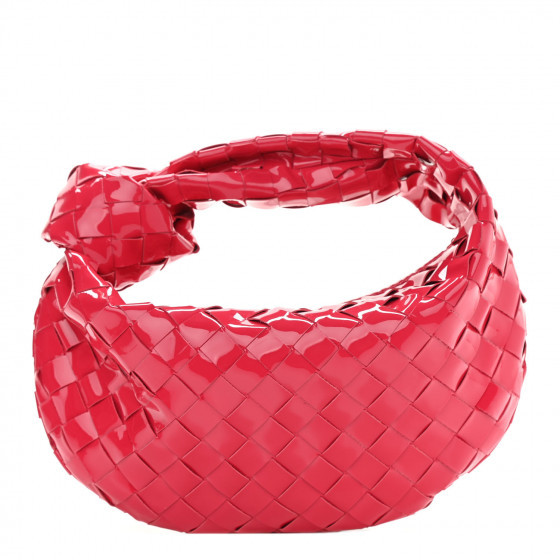 BOTTEGA VENETA Patent Nappa Intrecciato Mini BV Jodie Candy Stripe | Fashionphile