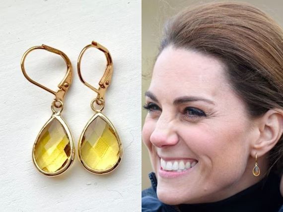 Kate Middleton Citrine Topaz Yellow Faceted Crystal Gemstone | Etsy | Etsy (US)