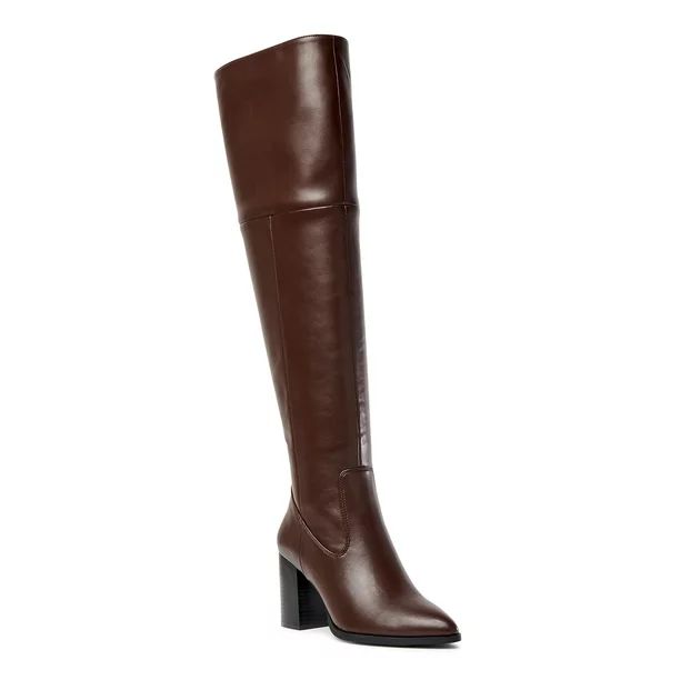 Scoop Women's Over The Knee Stove Pipe Boots - Walmart.com | Walmart (US)
